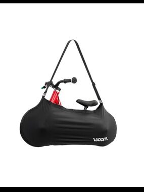Woom BUTLER Bike Bag Packable Carry Bag Black NWT Adjustable Shoulder Strap